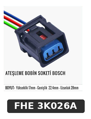 ATEŞLEME BOBİN SOKETİ BOSCH