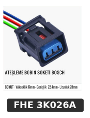 ATEŞLEME BOBİN SOKETİ BOSCH