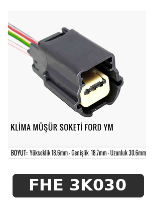 KLİMA MÜŞÜR SOKETİ FORD YM