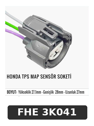 HONDA TPS MAP SENSÖR SOKETİ