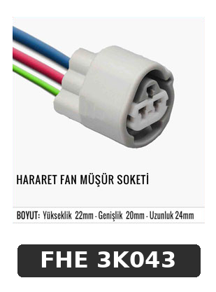 HARARET FAN MÜŞÜR SOKETİ