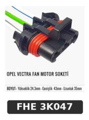 OPEL VECTRA FAN MOTOR SOKETİ