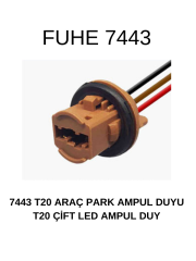 7443 T20 ARAÇ PARK AMPUL DUYU T20 ÇİFT LED AMPUL DUY