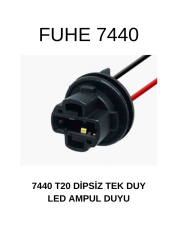 7440 T20 DİPSİZ TEK DUY LED AMPUL DUYU