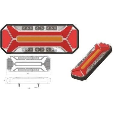 STAR NEON LED DİNAMİK SİNYALLİ STOP LAMBASI 12V-24V