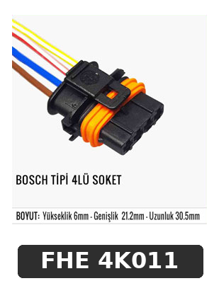 BOSCH TİPİ 4LÜ SOKET