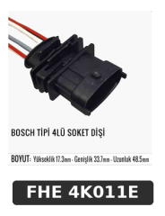 BOSCH TİPİ 4LÜ SOKET DİŞİ