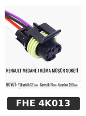 RENAULT MEGANE 1 KLİMA MÜŞÜR SOKETİ