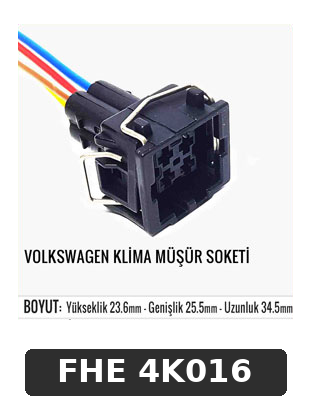 VOLKSWAGEN KLİMA MÜŞÜR SOKETİ