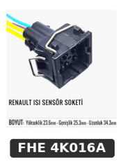 RENAULT ISI SENSÖR SOKETİ