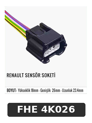 RENAULT SENSÖR SOKETİ