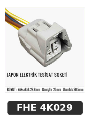 JAPON ELEKTRİK TESİSAT SOKETİ