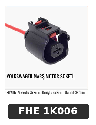 VOLKSWAGEN MARŞ MOTOR SOKETİ