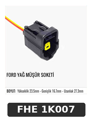 FORD YAĞ MÜŞÜR SOKETİ