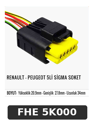 RENAULT - PEUGEOT 5Lİ SİGMA SOKET