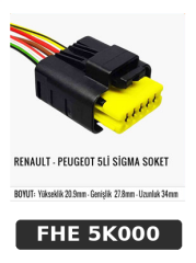 RENAULT - PEUGEOT 5Lİ SİGMA SOKET