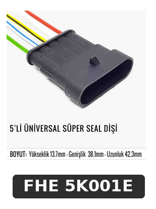 5'Lİ ÜNİVERSAL SÜPER SEAL DİŞİ