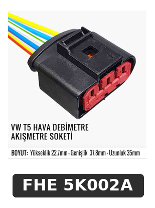 VW T5 HAVA DEBİMETRE AKIŞMETRE SOKETİ