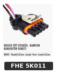 BOSCH TİPİ OTOBÜS - KAMYON KONJEKTÖR SOKETİ