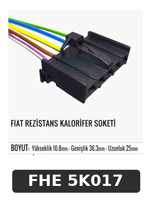 FİAT REZİSTANS KALORİFER SOKETİ