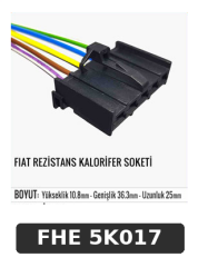 FİAT REZİSTANS KALORİFER SOKETİ