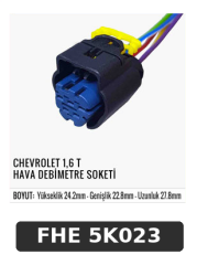 CHEVROLET 1,6 T HAVA DEBİMETRE SOKETİ
