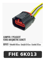 JUMPER / PEUGEOT FORD AKIŞMETRE SOKETİ