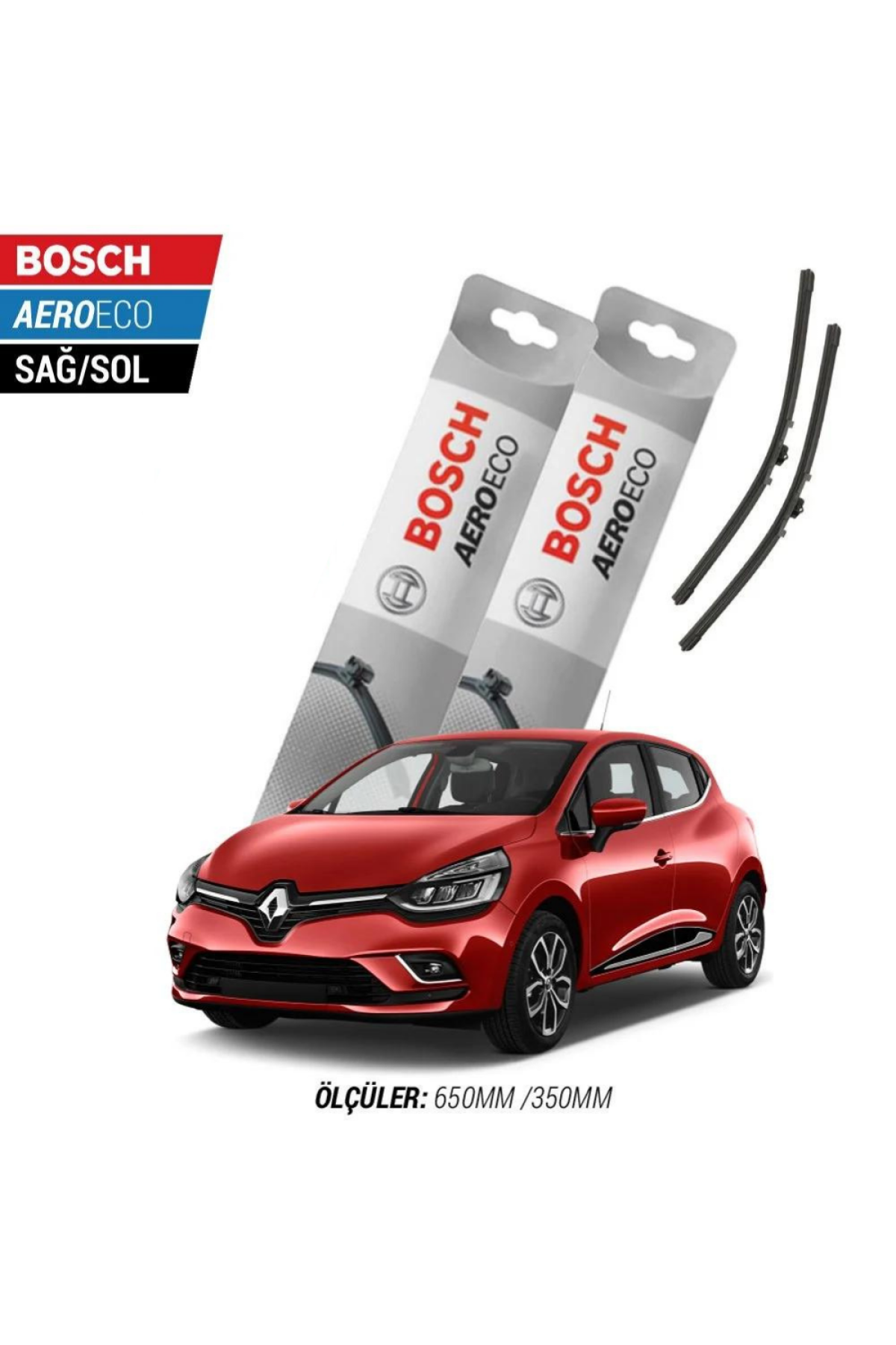Renault Clio 4 2019 Model Bosch Aeroeco Muz Silecek Takımı