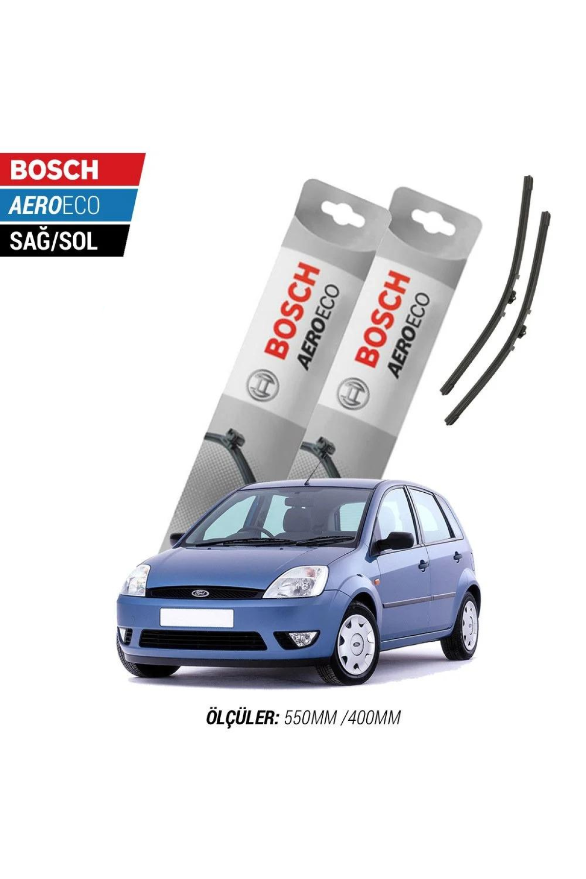 Ford Fiesta 2006 Model Bosch Aeroeco Muz Silecek Takımı
