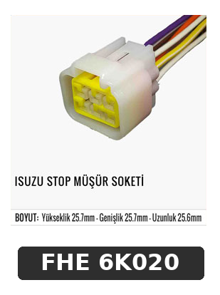 ISUZU STOP MÜŞÜR SOKETİ
