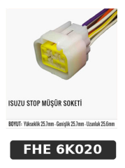 ISUZU STOP MÜŞÜR SOKETİ