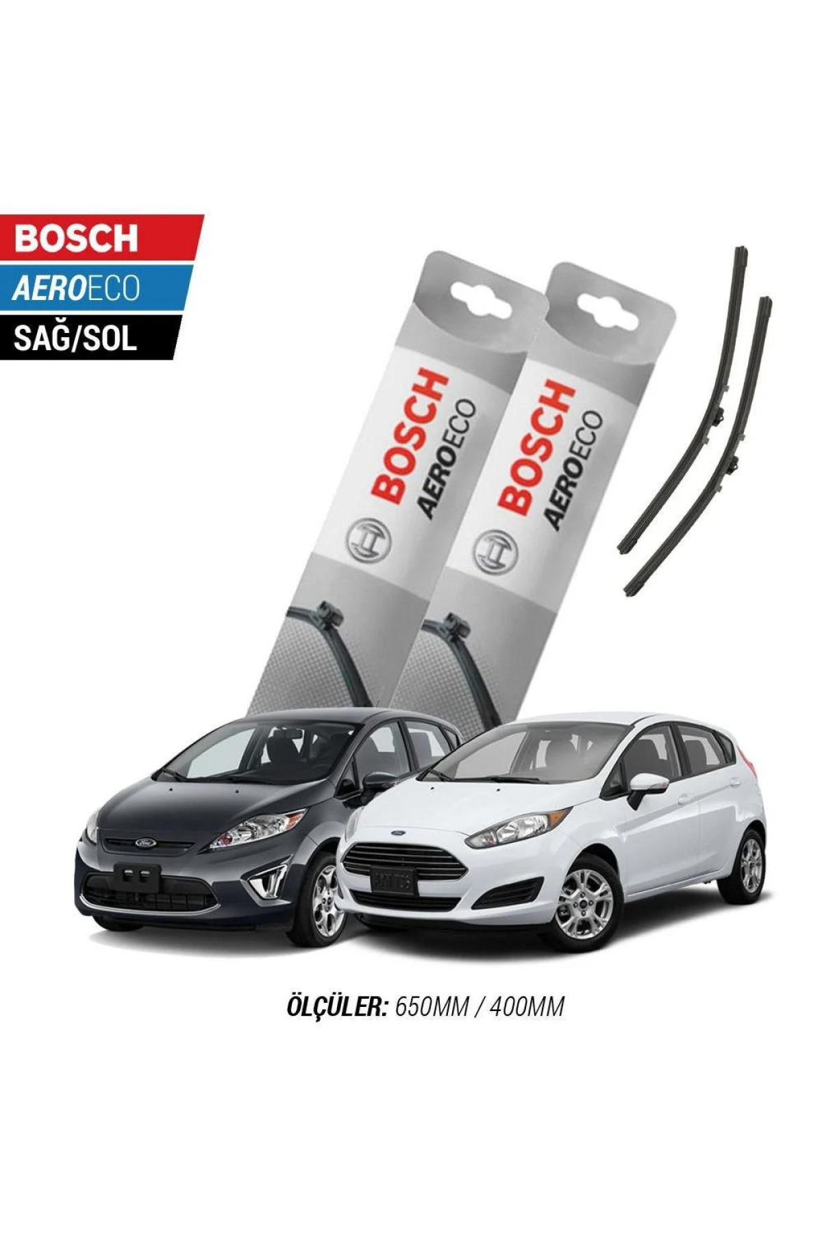 Ford Fiesta 2011 Model Bosch Aeroeco Muz Silecek Takımı