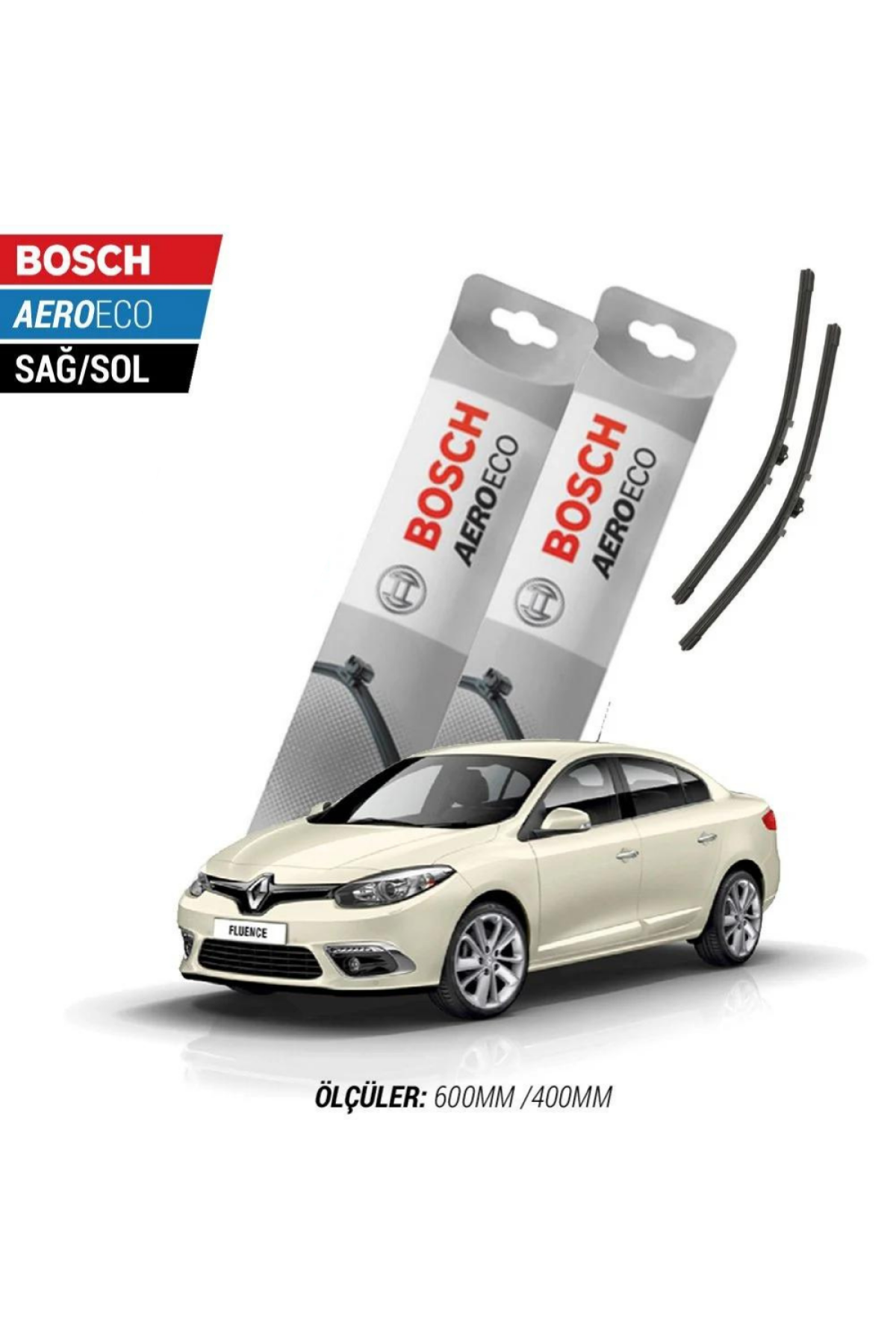 Renault Fluence 2015 Model Bosch Aeroeco Muz Silecek Takımı
