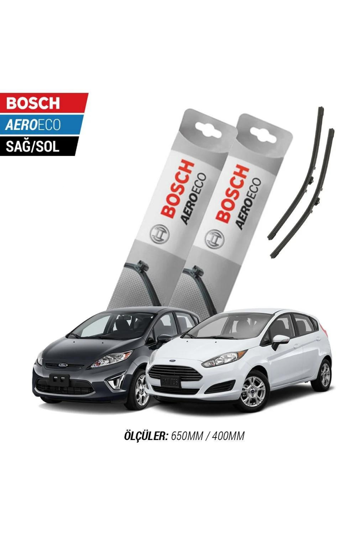 Ford Fiesta 2013 Model Bosch Aeroeco Muz Silecek Takımı