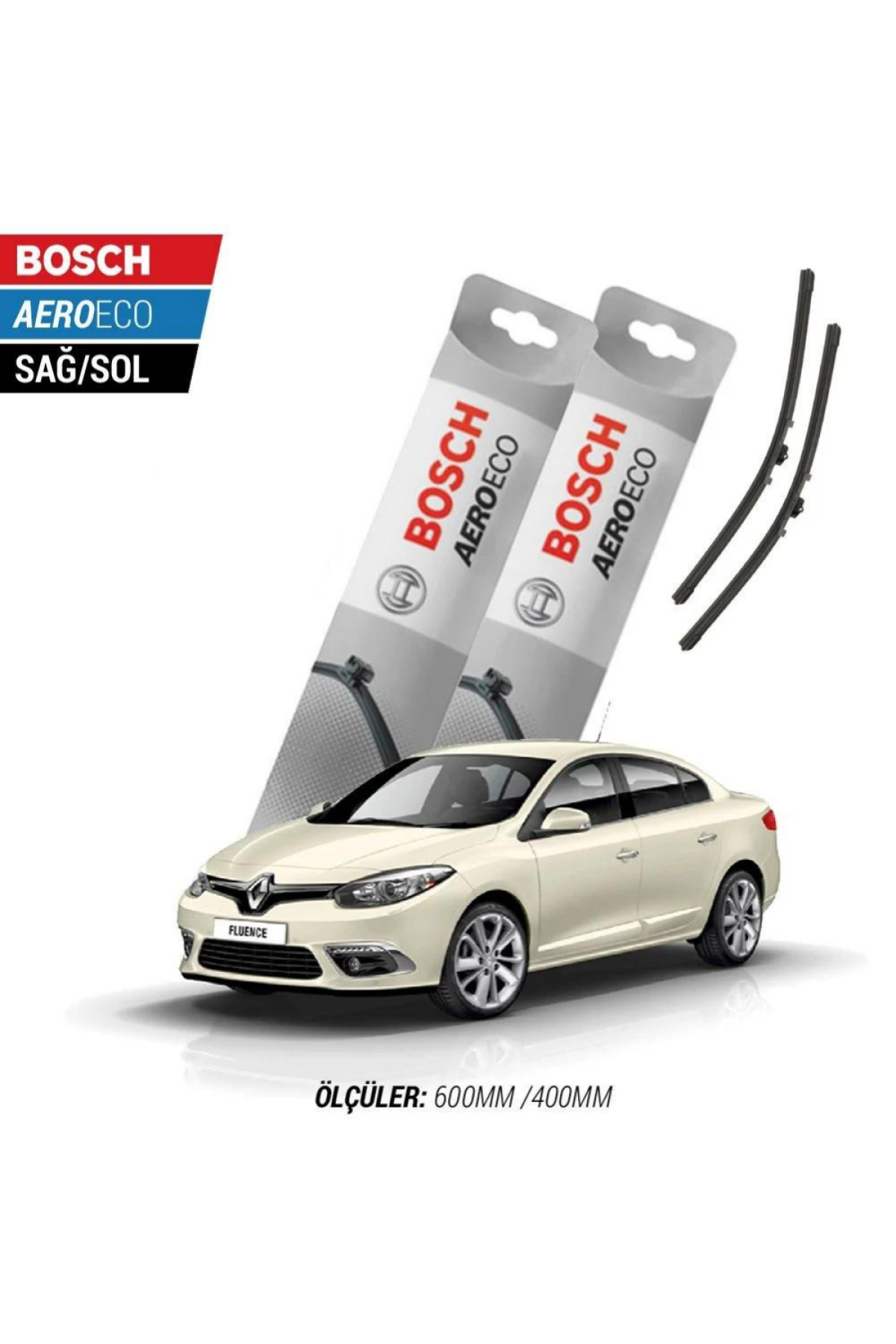 Renault Fluence 2017 Model Bosch Aeroeco Muz Silecek Takımı