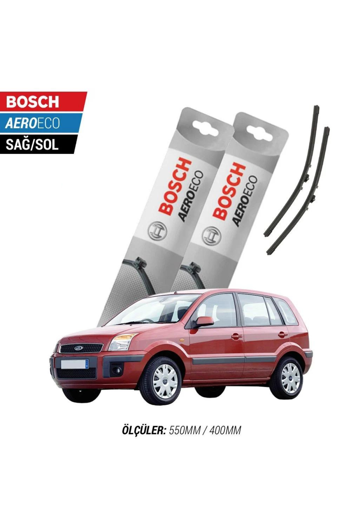 Ford Fusion 2007 Model Bosch Aeroeco Muz Silecek Takımı