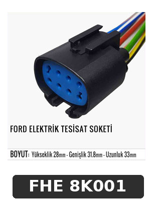 FORD ELEKTRİK TESİSAT SOKETİ