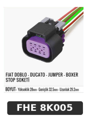 FİAT DOBLO - DUCATO - JUMPER - BOXER STOP SOKETİ