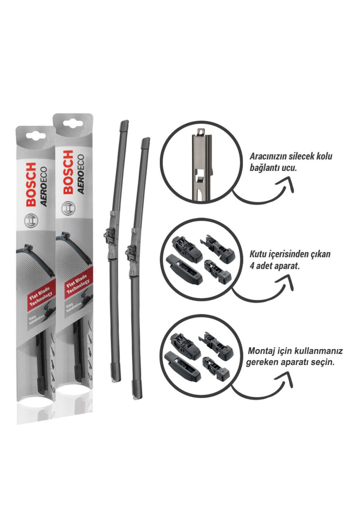 Bosch Orjinal MERCEDES M CLASS 2000 2'Lİ MUZ SİLECEK TAKIMI SUV