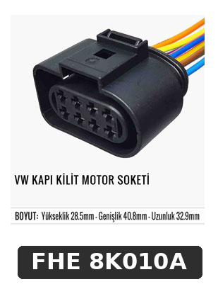 VW KAPI KİLİT MOTOR SOKETİ