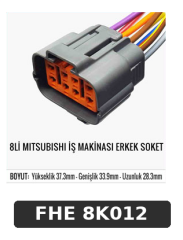 8Lİ MİTSUBİSHİ İŞ MAKİNASI ERKEK SOKET