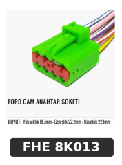 FORD CAM ANAHTAR SOKETİ