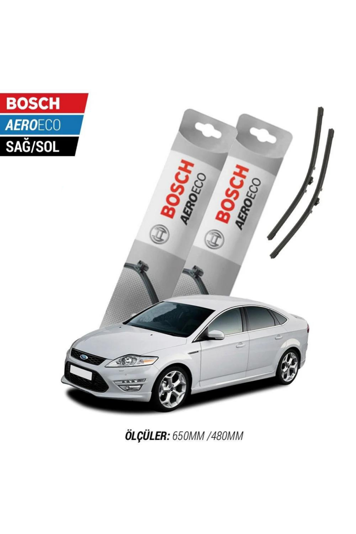 Ford Mondeo 2007 Model Bosch Aeroeco Muz Silecek Takımı