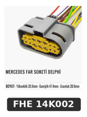 MERCEDES FAR SOKETİ DELPHI