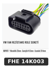 VW FAN REZİSTANS ROLE SOKETİ