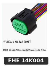 HYUNDAİ / KIA FAR SOKETİ