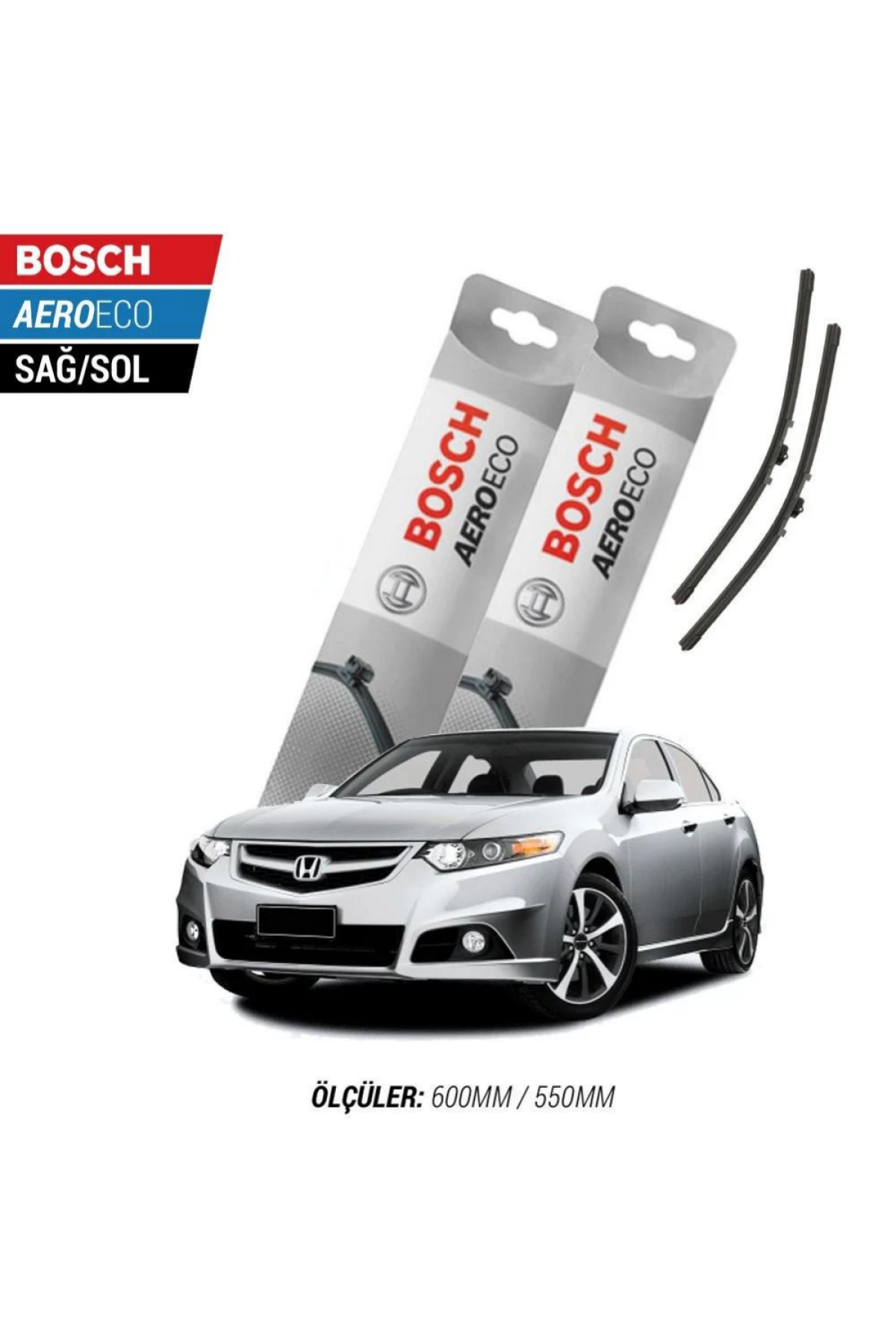 Honda Accord 2012 Model Bosch Aeroeco Muz Silecek Takımı