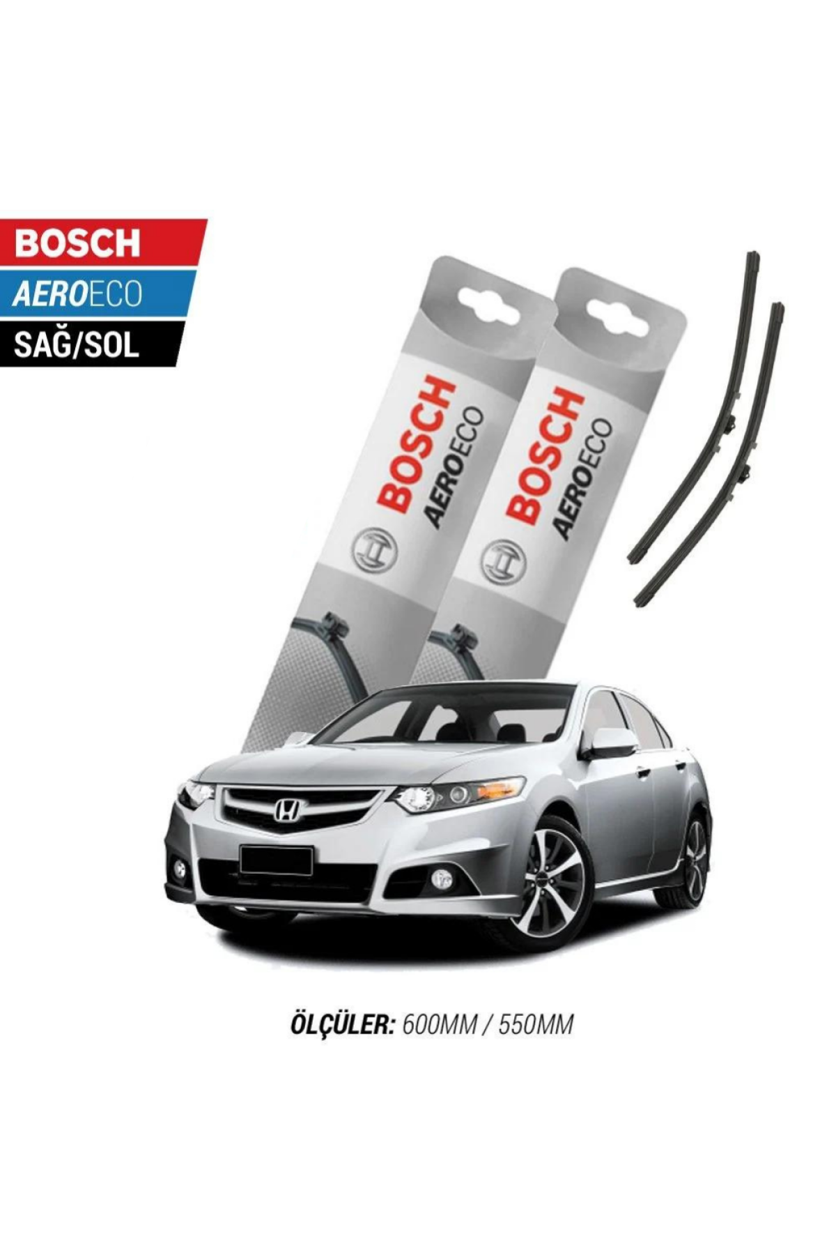 Honda Accord 2014 Model Bosch Aeroeco Muz Silecek Takımı