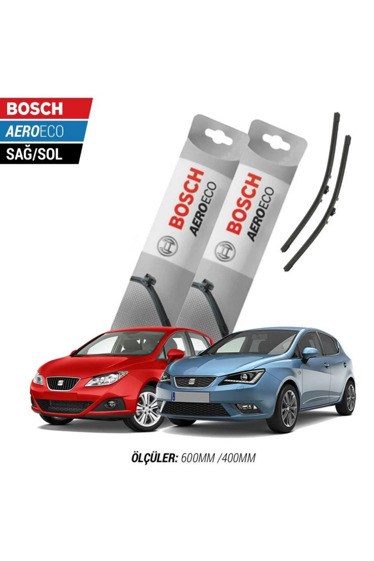 Seat İbiza 2009 Model Bosch Aeroeco Muz Silecek Takımı