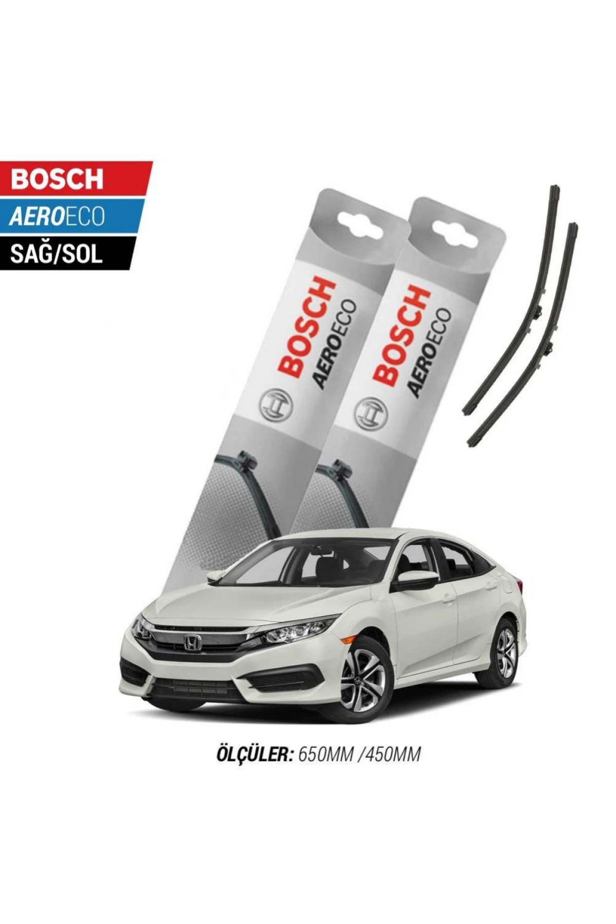 Honda Civic Sedan FC5 2020 Model Bosch Aeroeco Muz Silecek Takımı